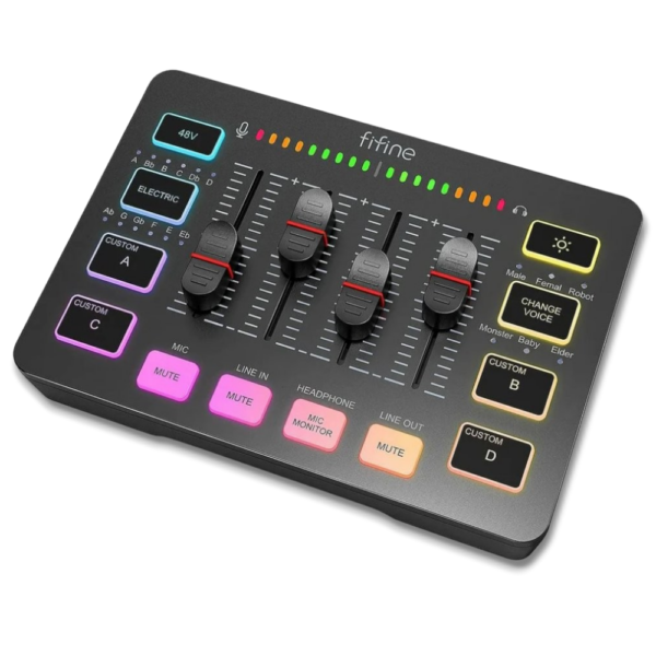 FIFINE AMPLIGAME SC3 Gaming USB Mixer